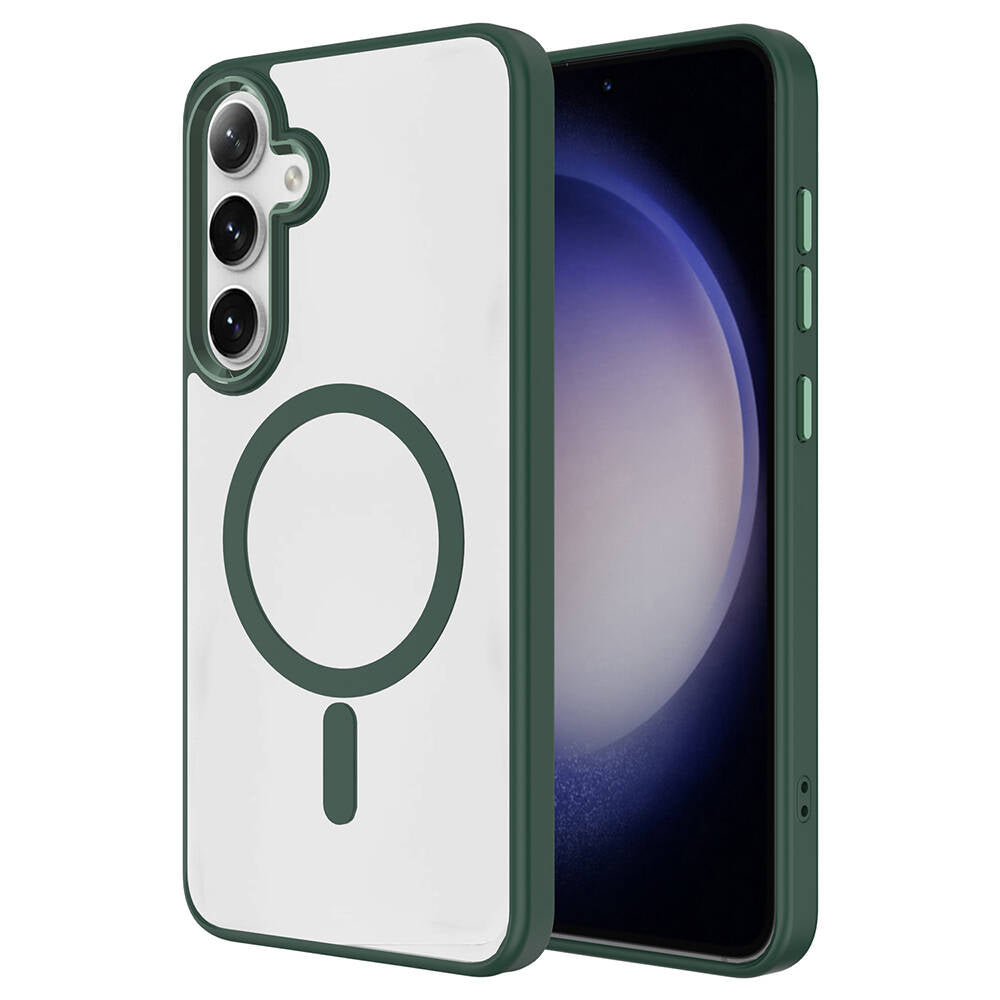 Cepax Chrome Magsafe Galaxy S24 Plus Kablosuz Şarj Özellikli Silikon Telefon Kılıfı - 7 Cepax Chrome Magsafe Galaxy S24 Plus Kablosuz Şarj Özellikli Silikon Telefon Kılıfı - 7